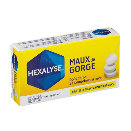Hexalyse 24 comprimés à sucer