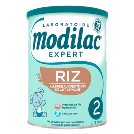 Modilac Expert Riz 2ème Âge 6-12 Mois 800 g