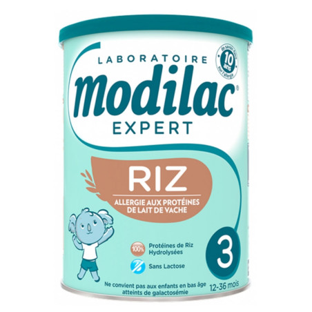 Modilac Expert Riz 3ème Âge 12-36 Mois 800 g