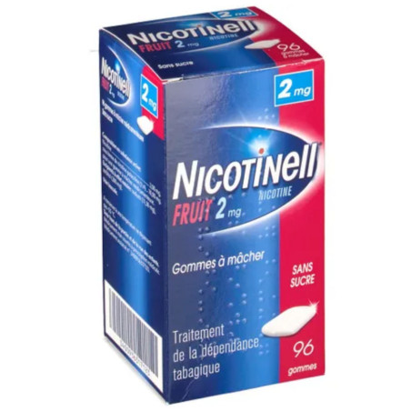 Nicotinell 2mg fruits rouges 98 gommes