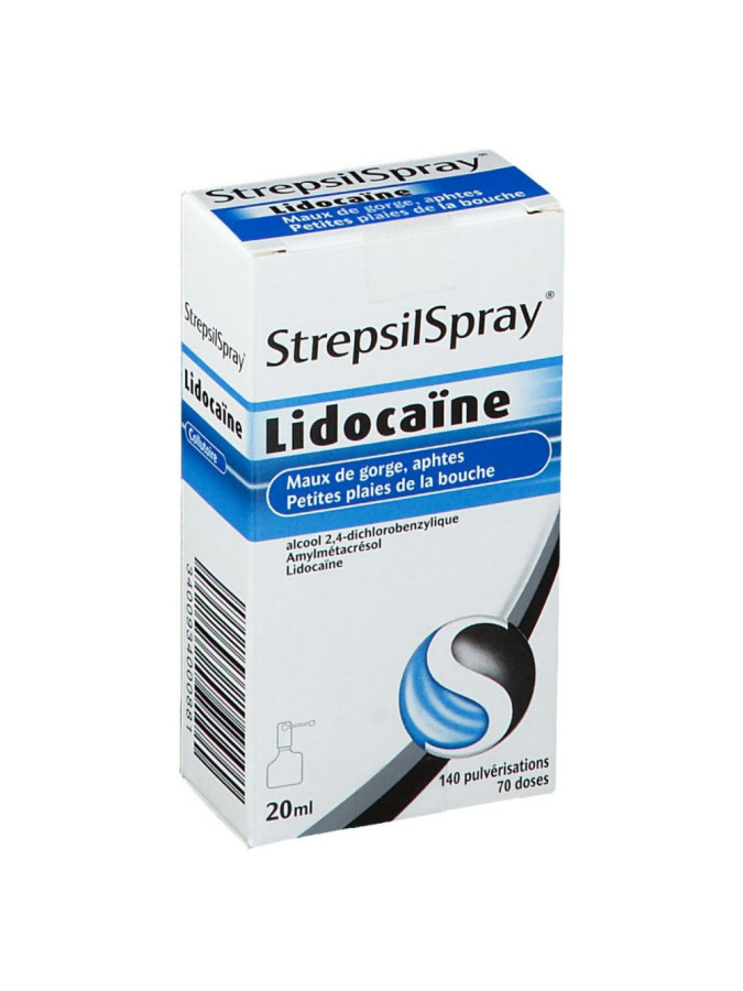 Strepsil Spray lidocaine collutoire 20ml