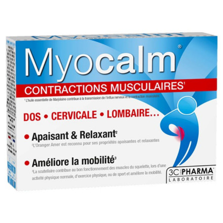 3C Pharma Myocalm 30 comprimés