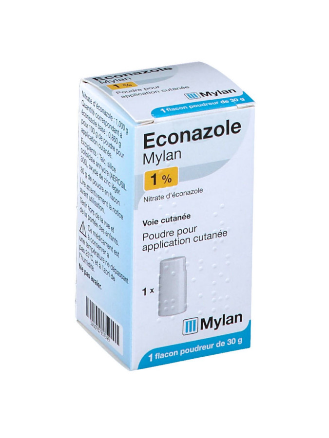 Mylan Econazole 1% poudre 30g