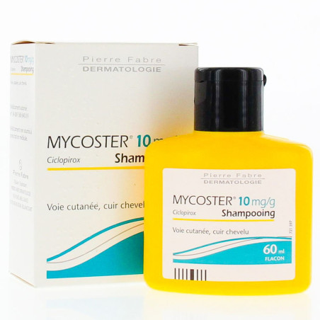 Mycoster 10mg/g shampoing 60 ml