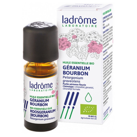 Ladrôme Huile Essentielle Géranium Bourbon Bio 10 ml