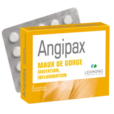 Lehning Angipax 40 comprimés orodispersibles