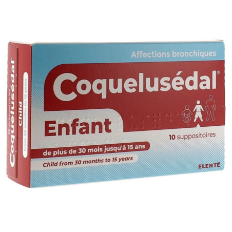 Coquelusedal enfant 10 suppositoires