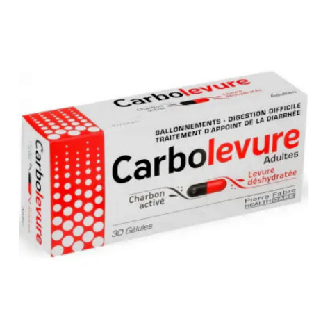 Carbolevure adultes 30 gélules
