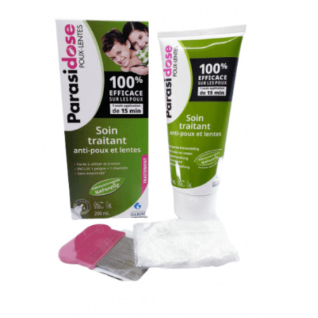 Gilbert Parasidose Poux-Lentes Shampoing 2en1 100 ml + 1 Peigne