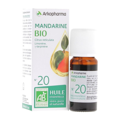 Arko Essentiel Huile Essentielle Bio Mandarine N°20 10ml