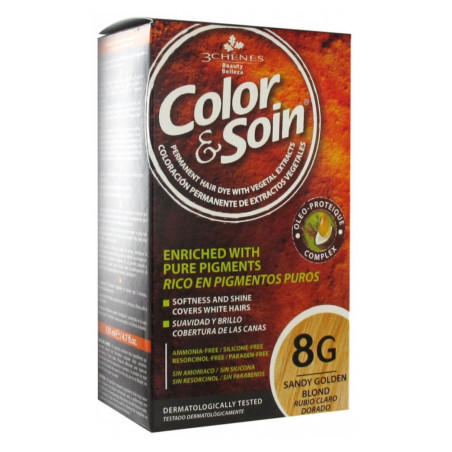 Les 3 Chênes Color & Soin Blond Clair Doré 8G