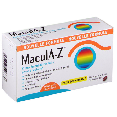 Macula-Z visée oculaire 120 capsules