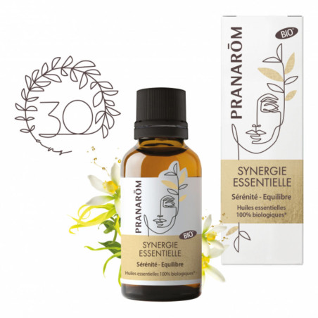 Pranarom Synergie essentielle Sérénité et Équilibre Bio 30 ml