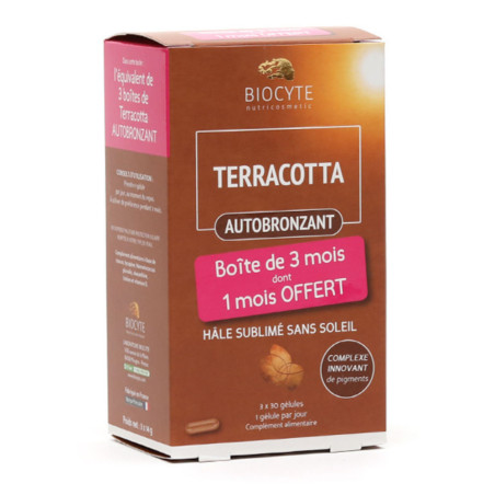 Biocyte Terracotta Cocktail Autobronzant 90 gélules