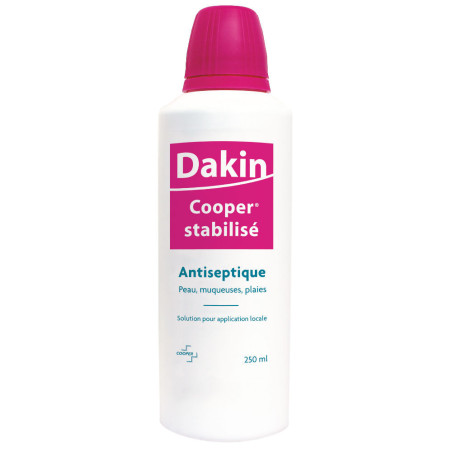 Dakin Stabilisé Solution Antiseptique 250ml