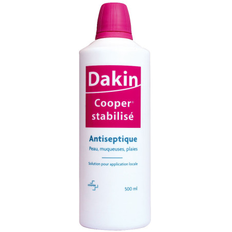 Dakin Stabilisé Solution Antiseptique 500ml