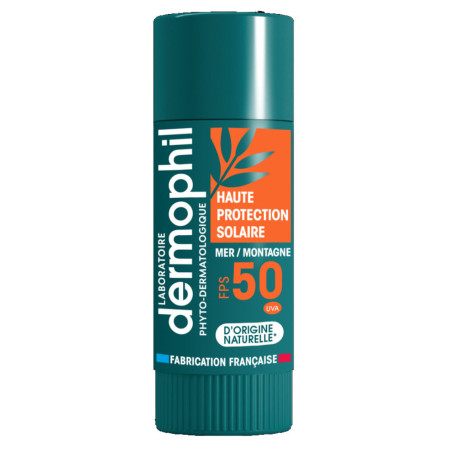 Dermophil Indien Solaire Stick Lèvres FPS 50+ 4g