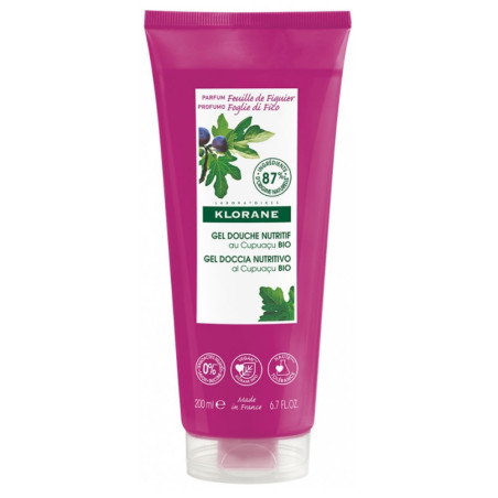 Klorane Beurre de Cupuaçu Gel Douche Parfum Feuille de Figuier 200ml