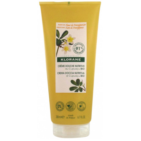 Klorane Beurre de Cupuaçu Crème Douche Parfum Feuille de Frangipanier 200ml