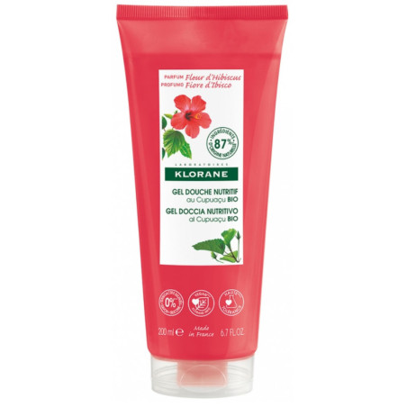 Klorane Beurre de Cupuaçu Gel Douche Parfum Fleur d'Hibiscus 200ml