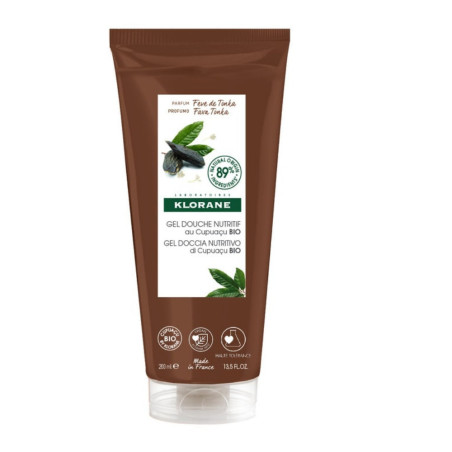 Klorane Beurre de Cupuaçu Gel Douche Parfum Fève de Tonka 200ml