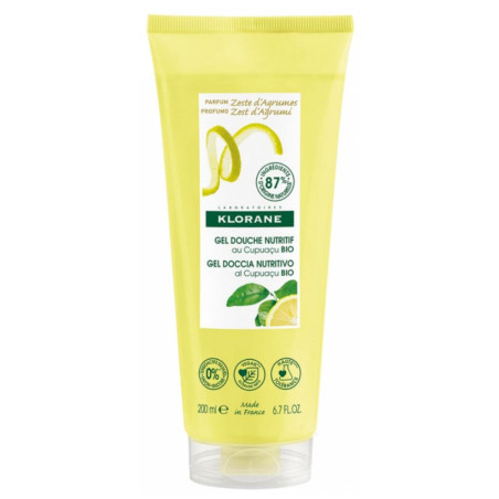 Klorane Beurre de Cupuaçu Gel Douche Zeste d'Agrumes 200ml