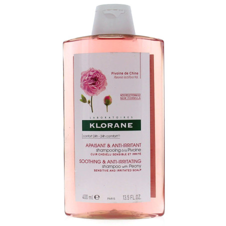 Klorane Pivoine Shampooing Apaisant Anti Irritant Bio 400ml