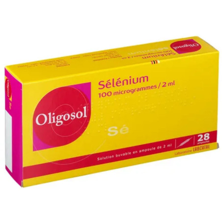 Oligosol sélénium 28 ampoules