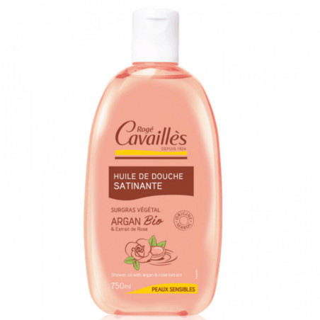 Rogé Cavaillès Huile de Douche Satinante Argan & Rose 750ml