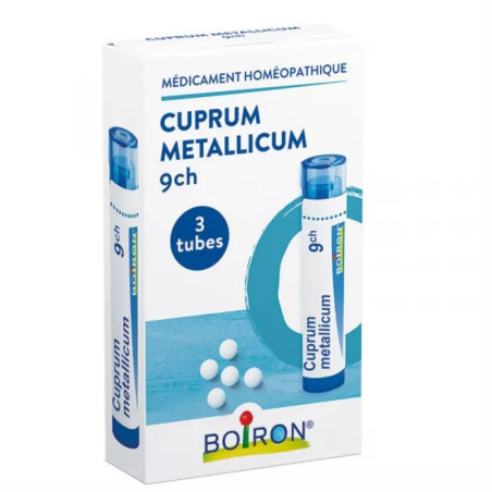 Boiron Cuprum Metallicum 9CH pack de granules homéopathiques