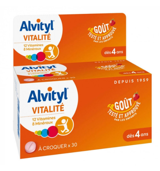 Alvityl Vitamine D3 1000 UI Urgo - Défenses immunitaires - 60 capsules