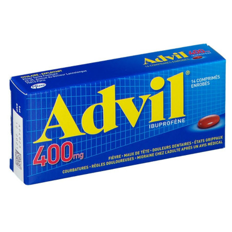 Advil 400mg 14 comprimés