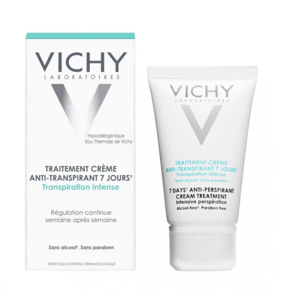 Vichy crème traitement anti-transpirant 7 jours 30ml