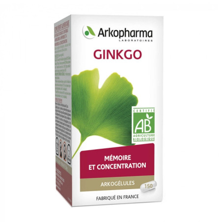 Arkopharma Arkogélules Gingko Bio 150 gélules