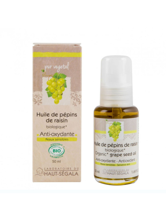 Haut-Ségala Huile de Pépins de Raisin Bio 50 ml