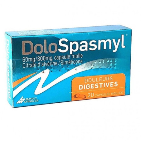 Mayoly Spindler DoloSpasmyl 60mg/300mg 20 capsules