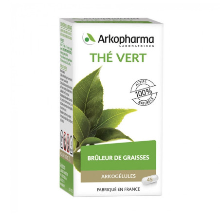 Arkopharma Arkogélules Thé Vert Bio 45 gélules