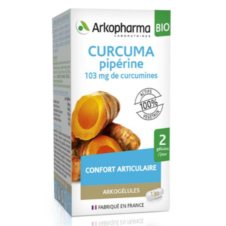 Arkopharma Arkogélules Curcuma Pipérine 130 gélules