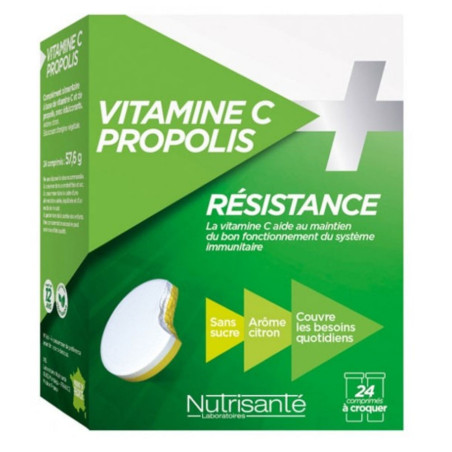 Nutrisanté Vitamine C + Propolis 24 comprimés