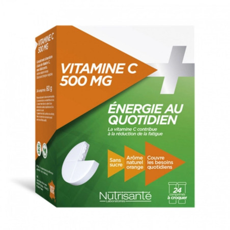 Nutrisanté Vitamine C 500mg 24 comprimés à croquer