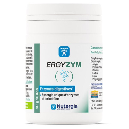 Nutergia Ergyzym 40 gélules