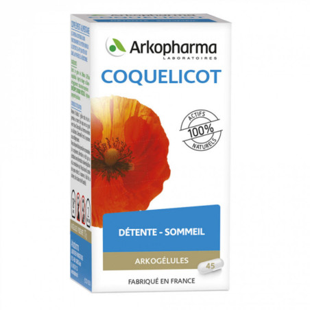 Arkopharma Arkogélules Coquelicot 45 gélules