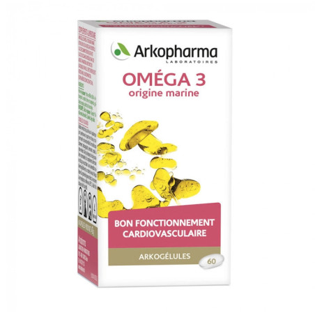 Arkopharma Arkogélules Omega 3 Origine Marine 60 gélules