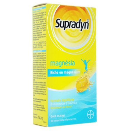 Supradyn Magnesia 30 comprimés effervescents