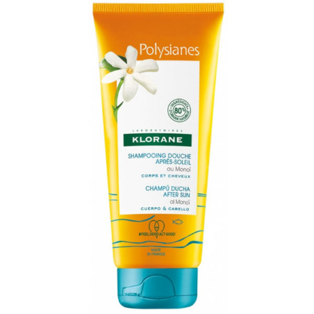 Klorane Monoï Shampooing Douche Après-Soleil 200 ml