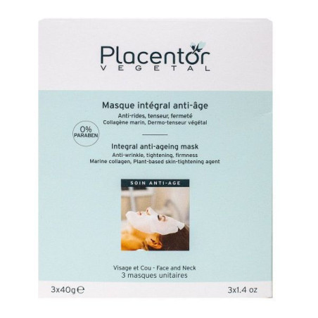 Placentor Végétal masque anti-âge visage et cou 3 x 40 g