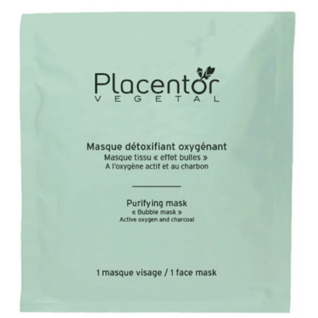 Placentor Végétal Masque Visage Détoxifiant Oxygénant 20 ml
