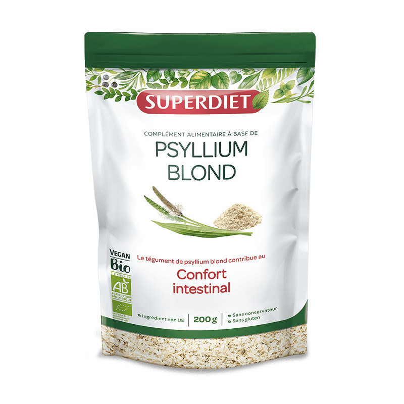 Psyllium blond bio - Plante bio riche en fibres