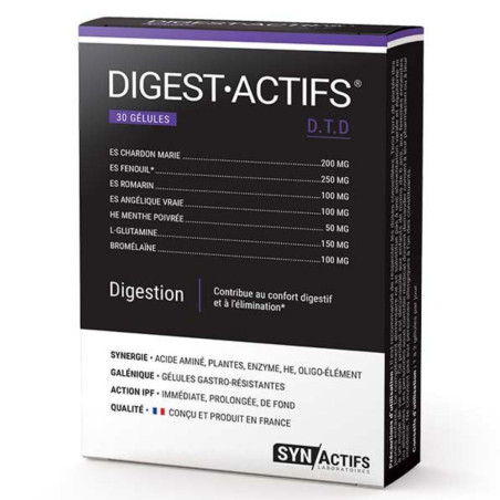 Synactifs Digestactifs Digestion 30 gélules