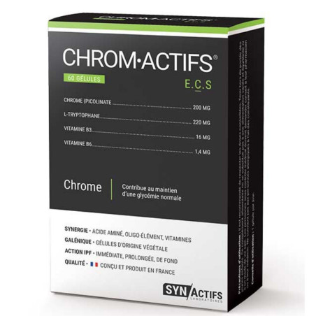 Synactifs Chromactifs Chrome 60 gélules